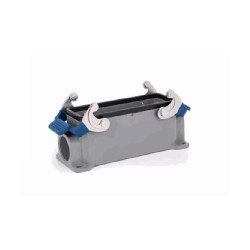 Embase en saillie 24B, Aluminium moulé sous pression, IP65, Sortie horizontale, PG21